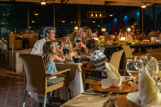 View of El Patio Restaurant, showcasing its space and style