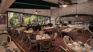 View of El Patio Restaurant, showcasing its space and style